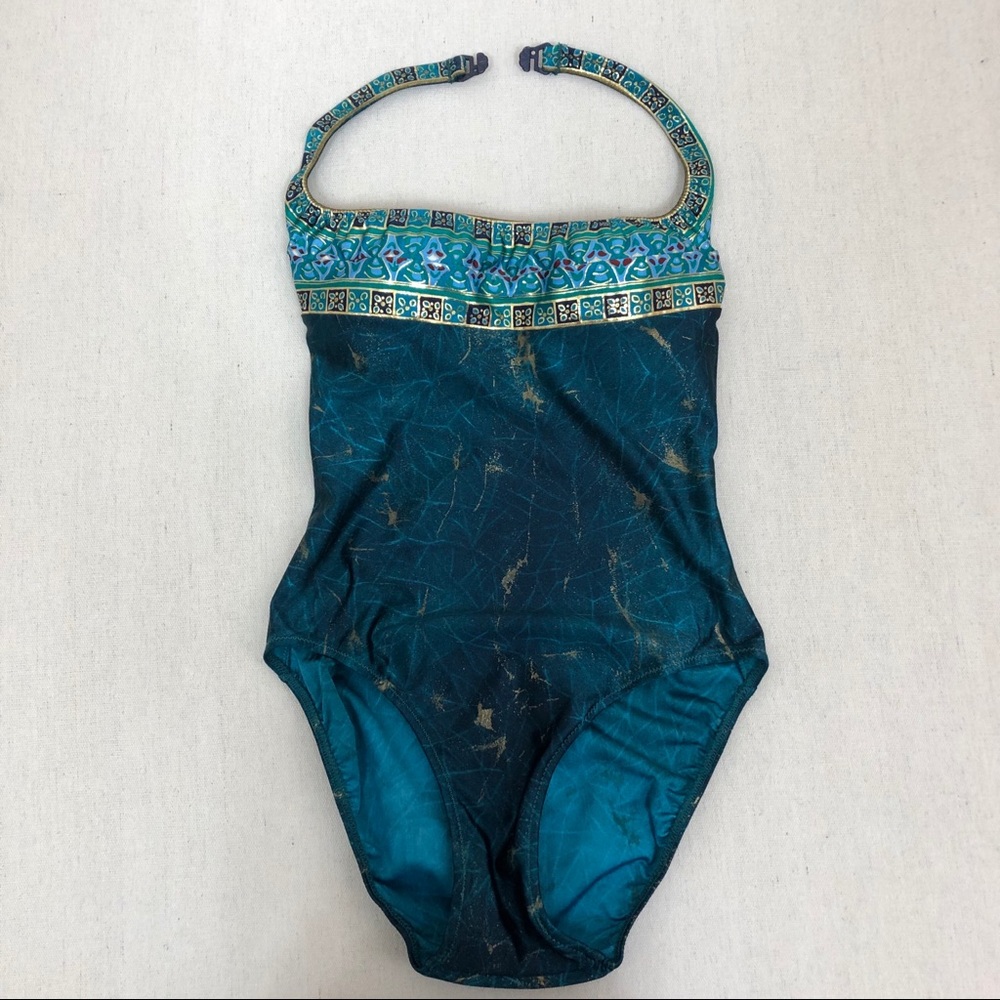 Gottex Vintage One Piece Swimsuit Suit